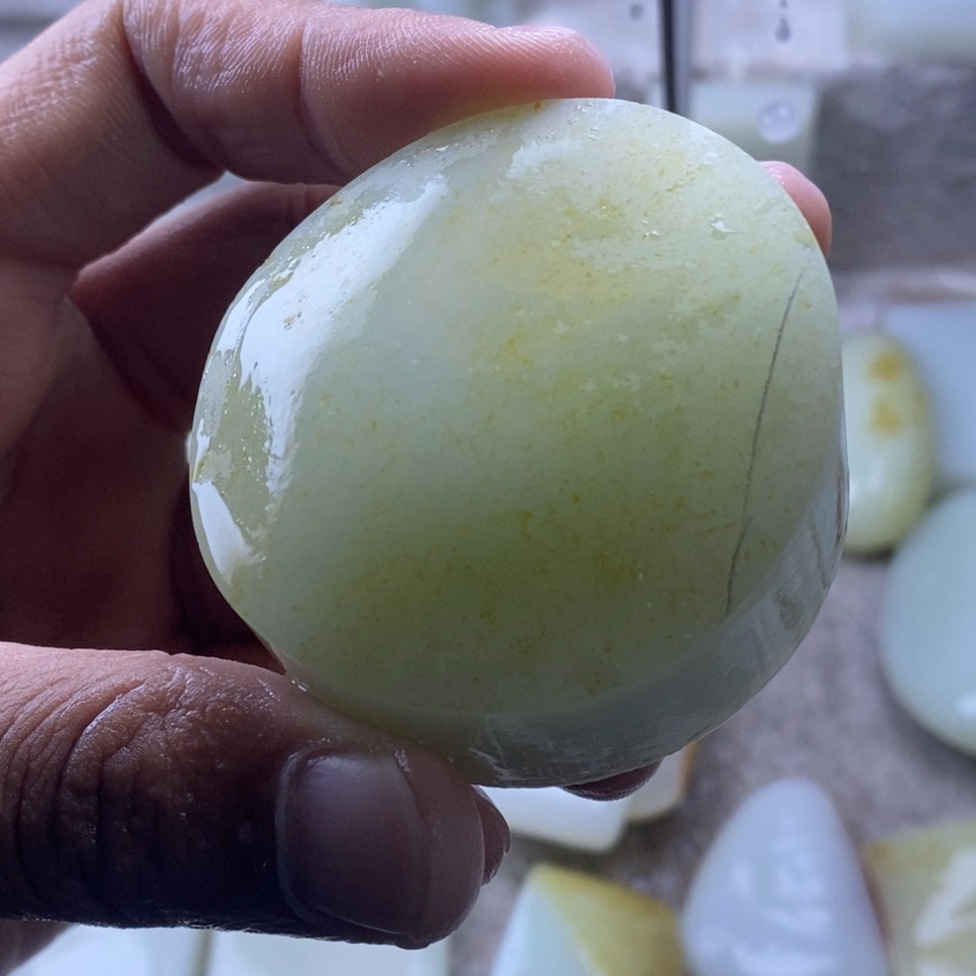 吊坠未镶嵌定制和田玉我*王