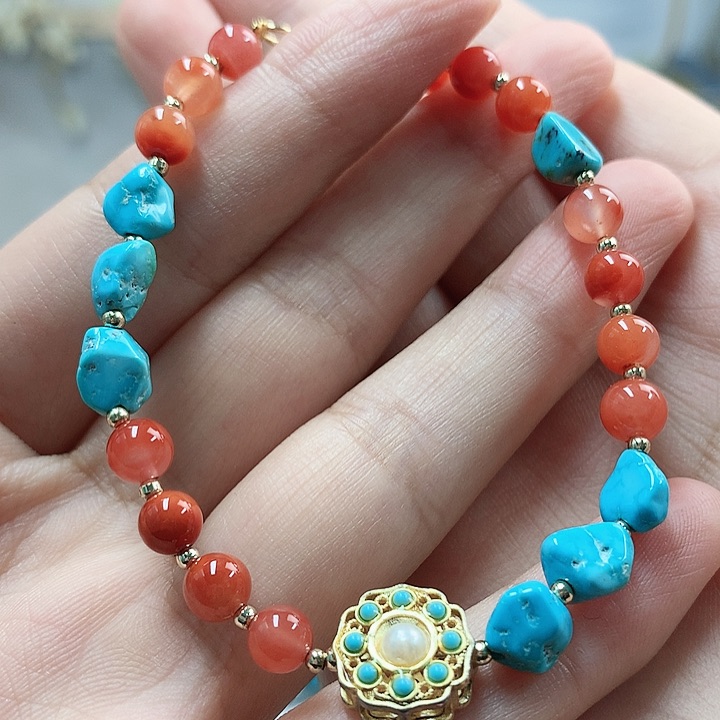 未镶嵌绿松石珠宝奇石