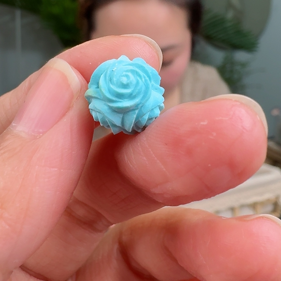 绿松石珠宝奇石未镶嵌