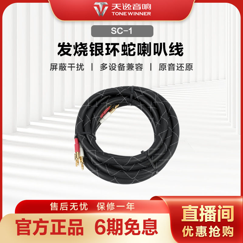 天逸SC-1高品质HIFI专业发烧音箱线