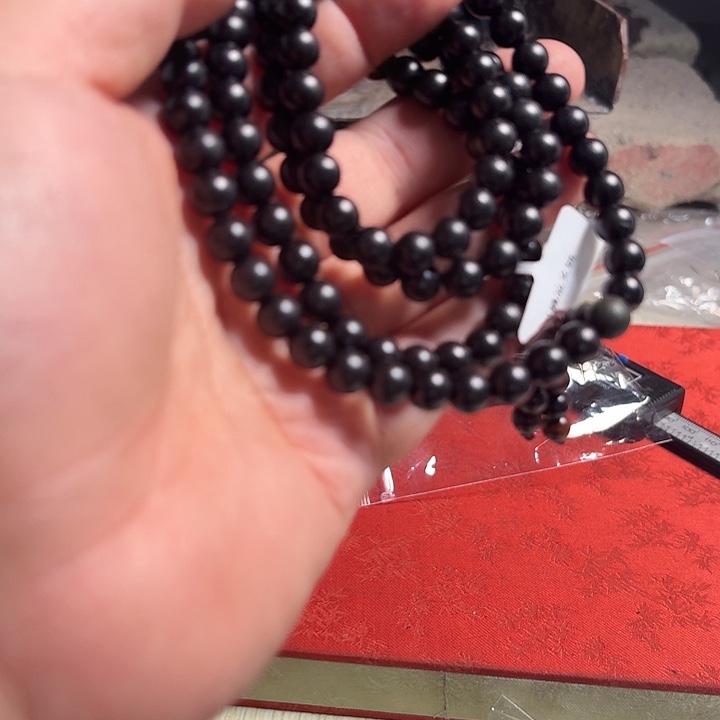 乌木类无事牌手串14号