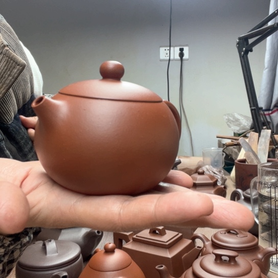 茶壶紫砂黎*航清水泥料子