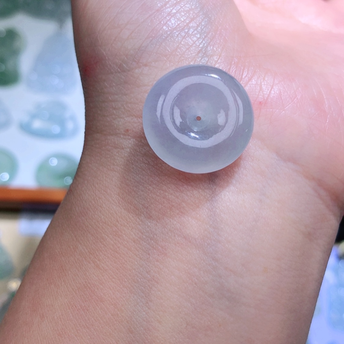 【闪购商品】翡翠颈饰未镶嵌平安扣