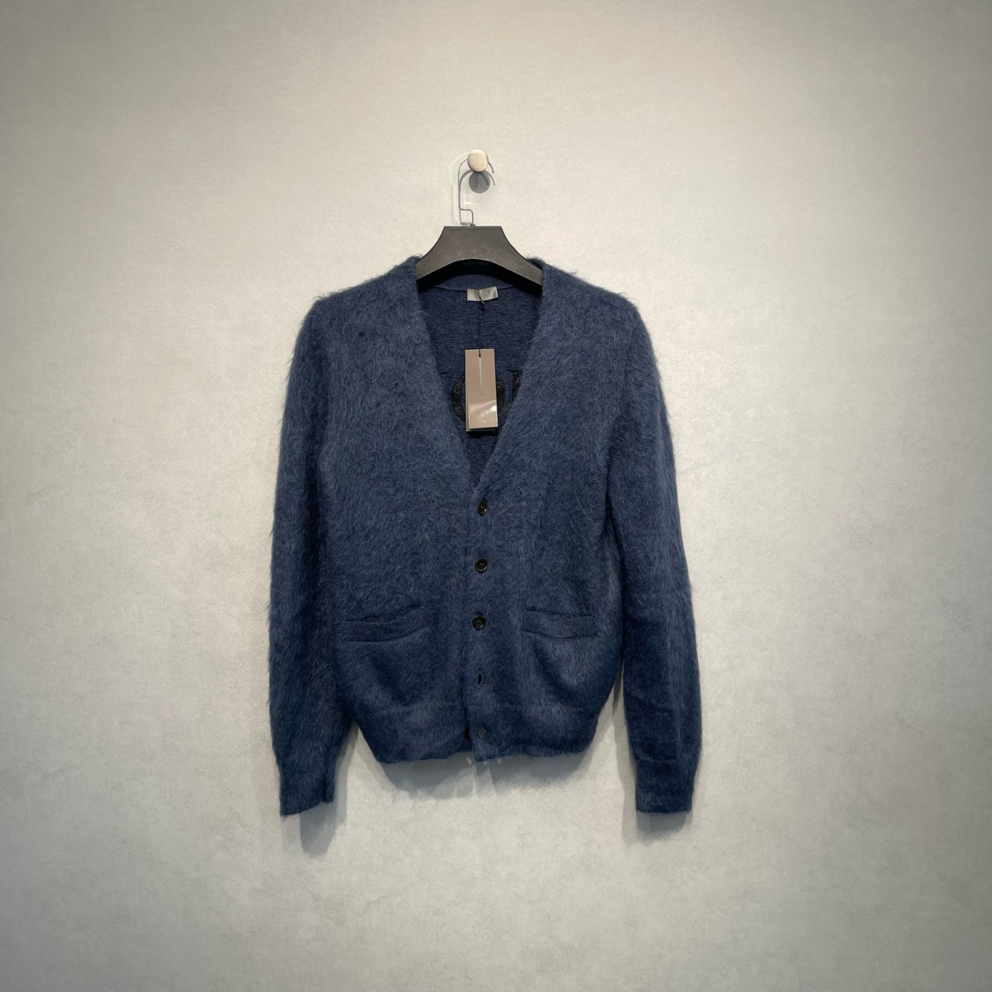 未使用 DIOR/迪奥 logo刺绣马海毛开衫外套/XL码/DY216711