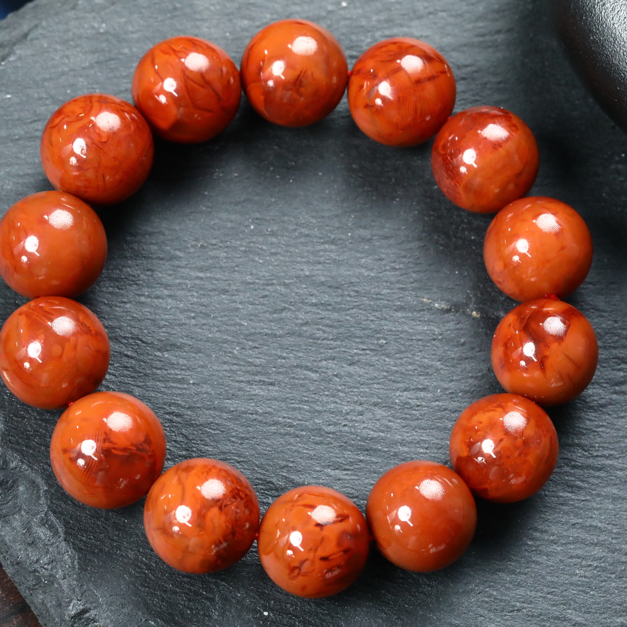 南红手串 匡氏珠宝 南红手串15mm+ BYL-ST80(多样性发货)