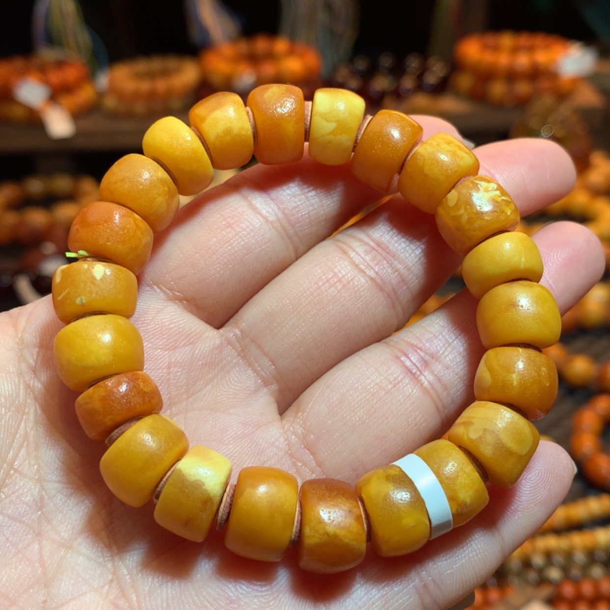 【闪购商品】手串蜜蜡未镶嵌蜜蜡手串