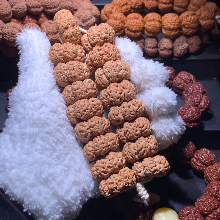 吊坠金刚菩提31尺国内孤品夹板雪花扇面六瓣定制