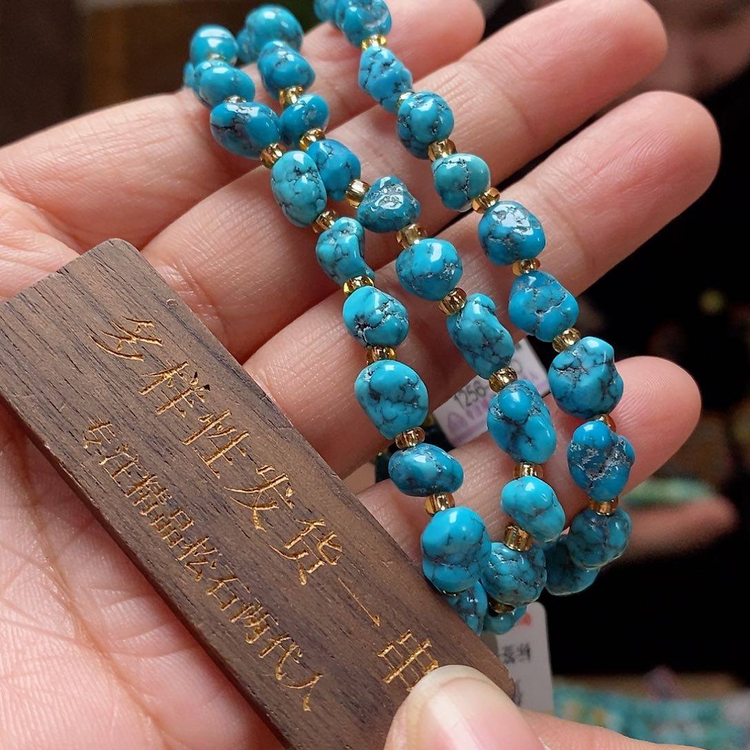 绿松石珠宝奇石未镶嵌