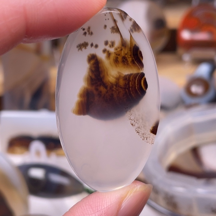 玛瑙/玉髓未镶嵌吊坠(不含链)