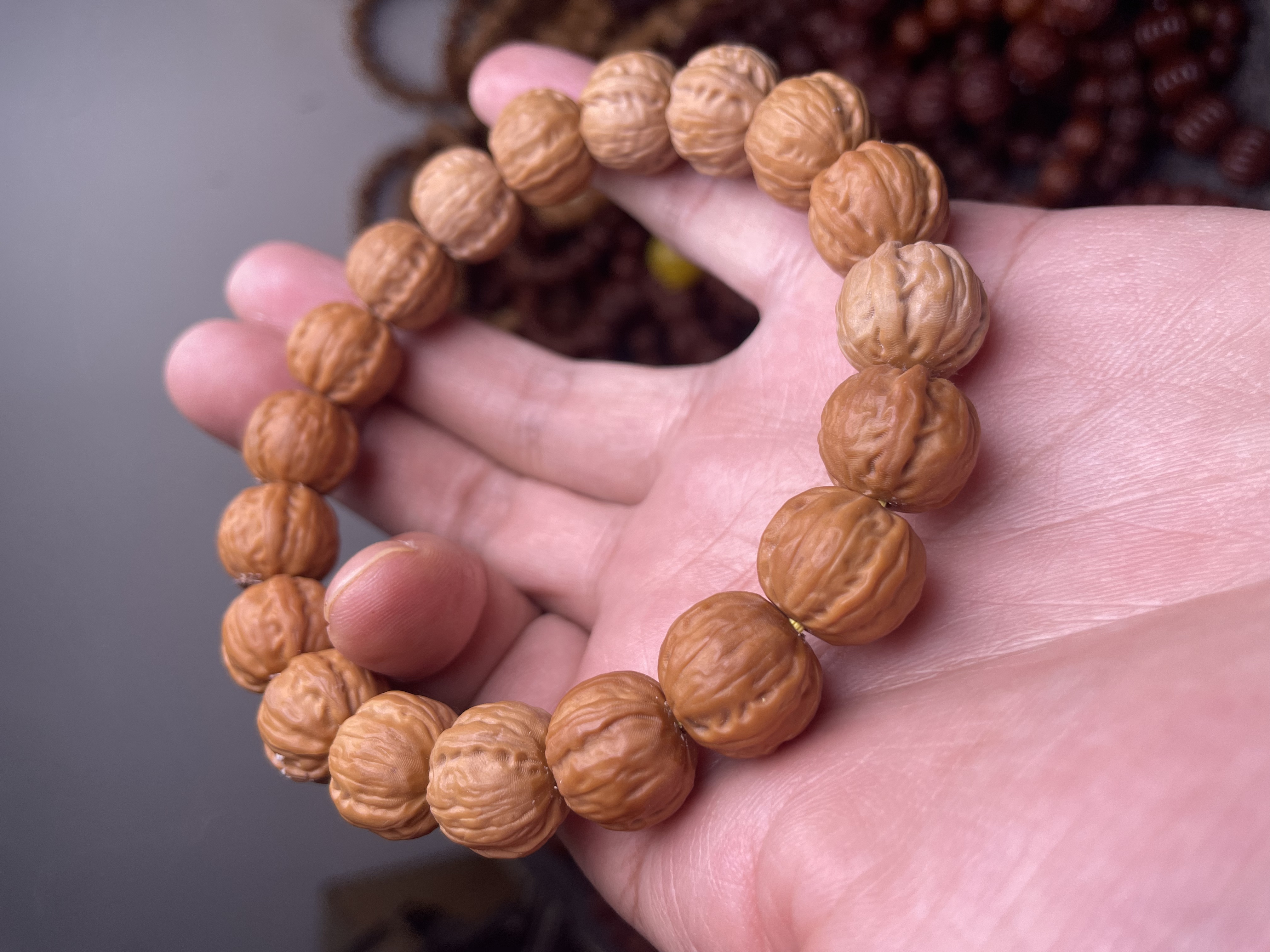 猴头雕刻霸王龙京八棱尺寸14+mm左右返油款