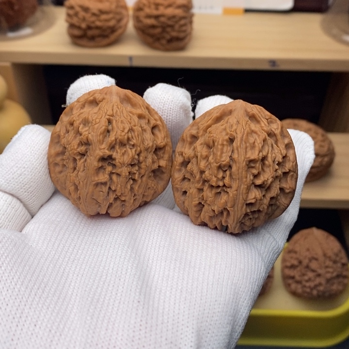 吊坠文玩核桃正三角424240尺1166