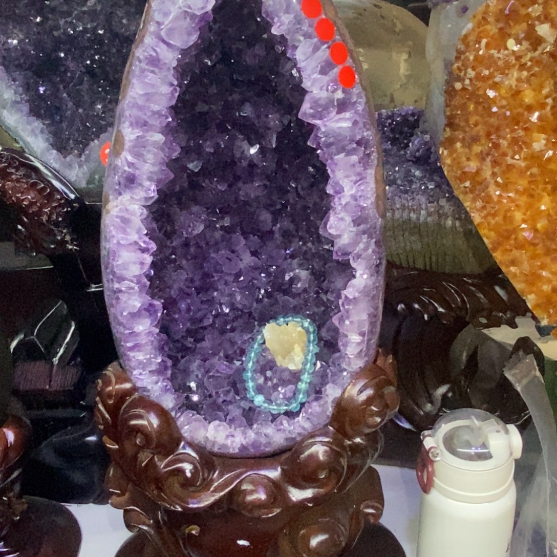 紫晶未镶嵌大型摆件（非配饰）潘