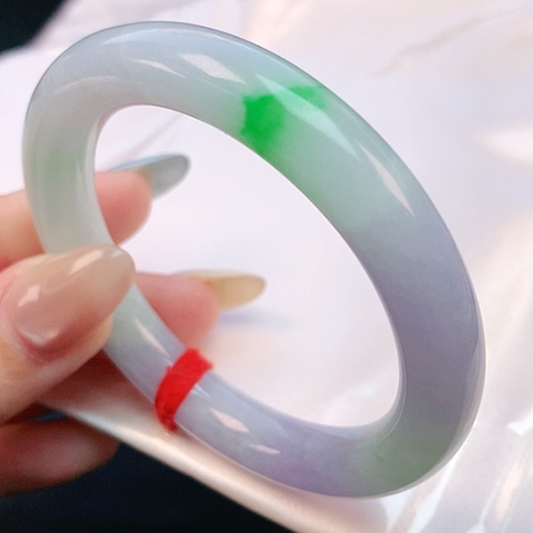 未镶嵌手镯翡翠52圆条882879