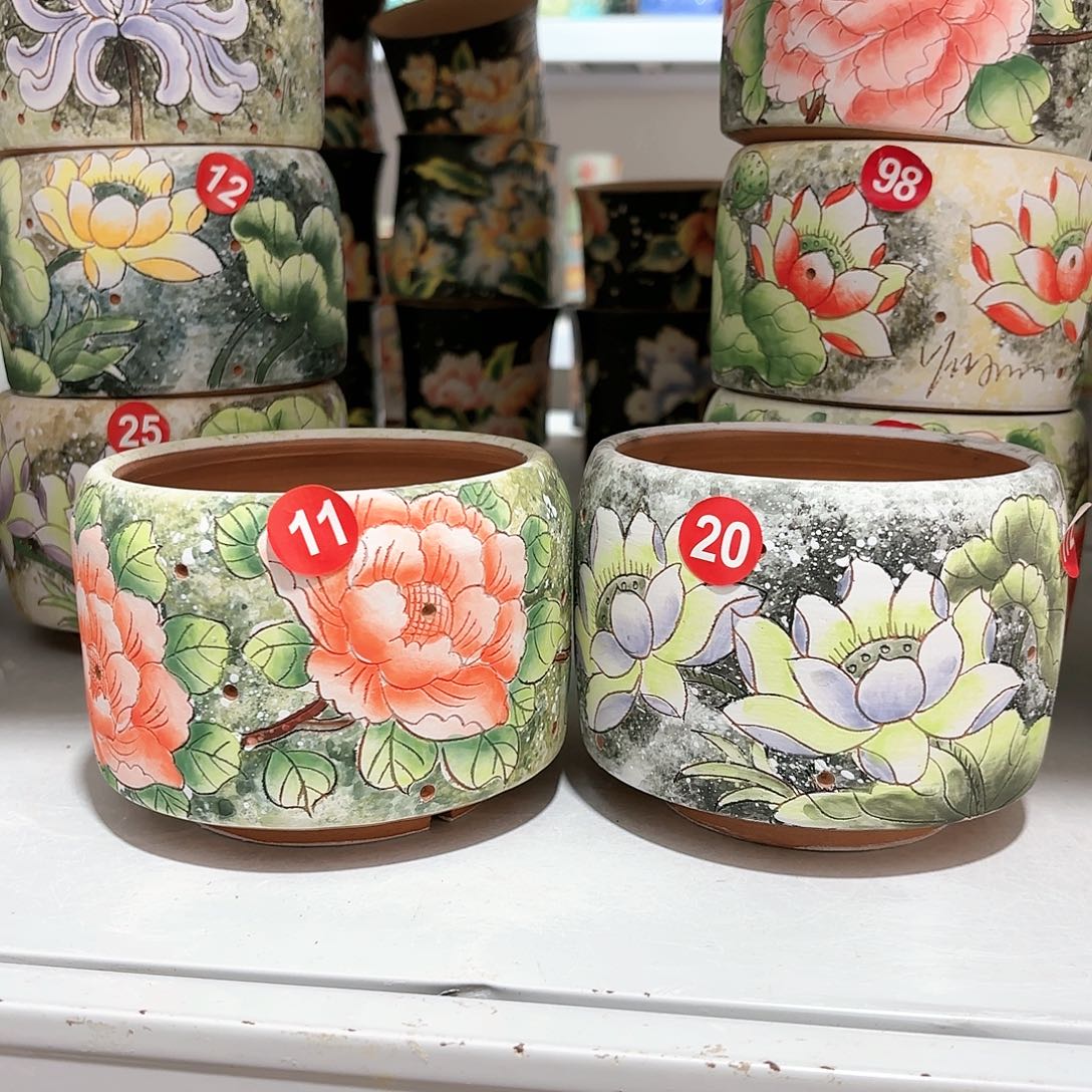 紫砂花盆手工花盆默认微瑕10/8