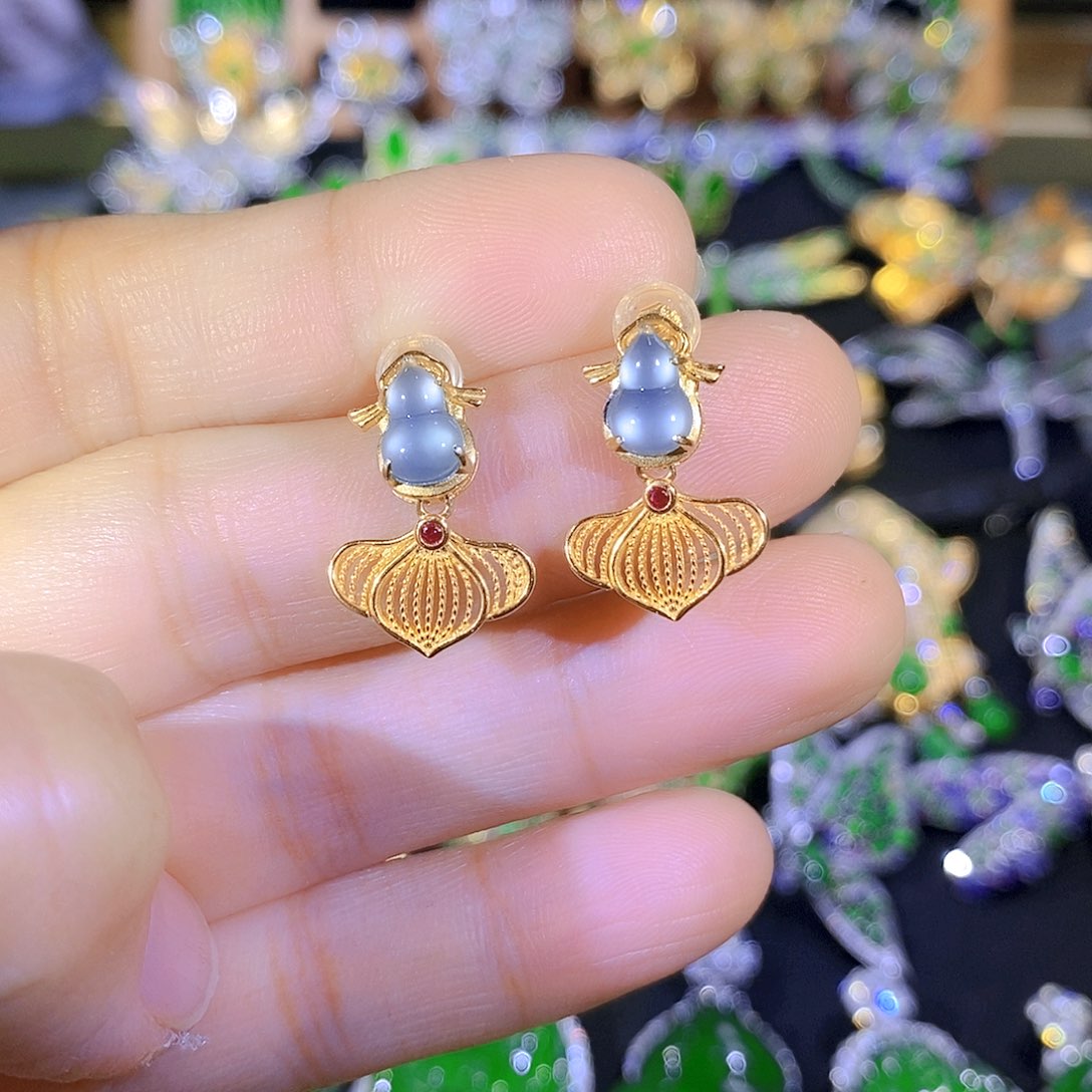 吊坠(不含链)银S925镶嵌翡翠