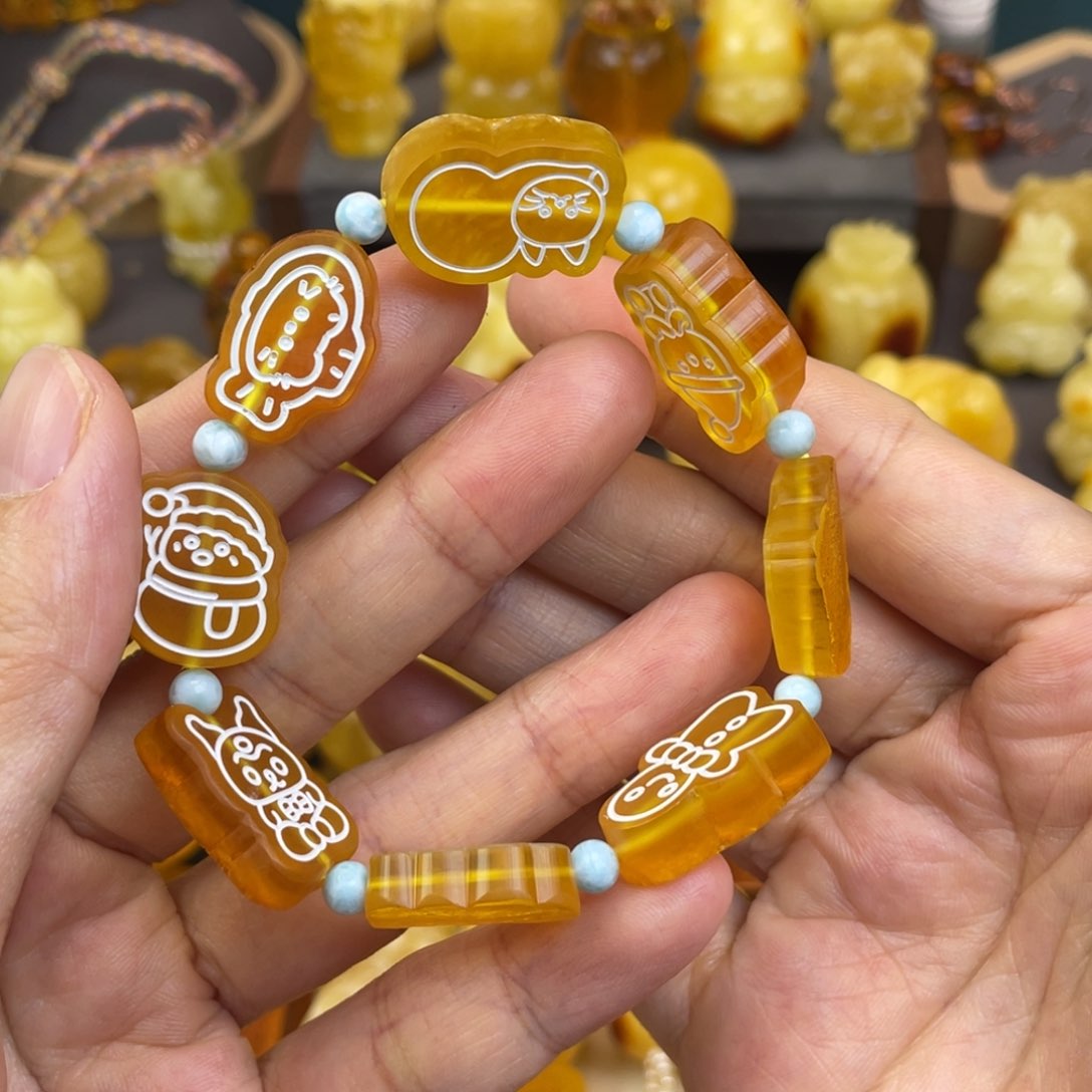 未镶嵌琥珀裸石蜜蜡