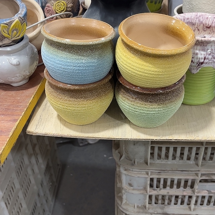 有孔！！全场福利价陶瓷花盆10包邮