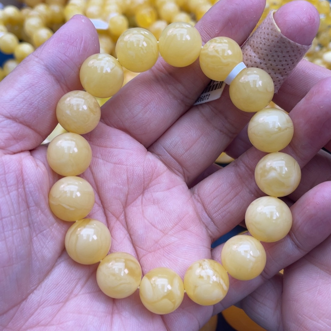 琥珀裸石未镶嵌琥珀蜜蜡13m m