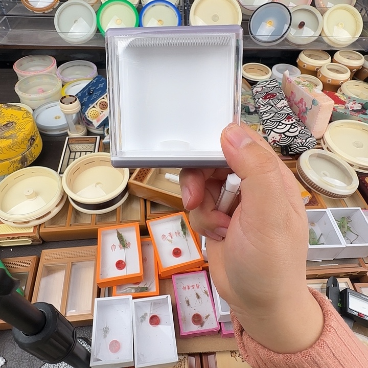 蟋蟀黄蛉盒子一个，加湿气……