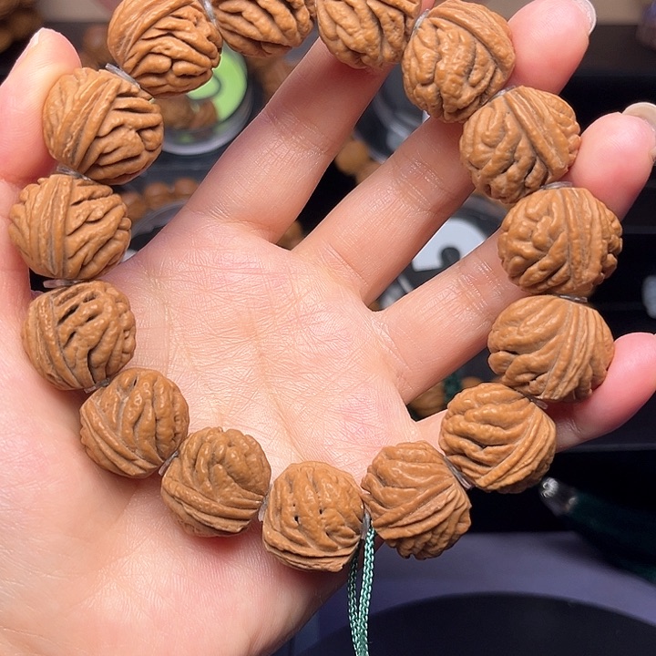 桃核手串秦岭龙纹刺龙纹2.0