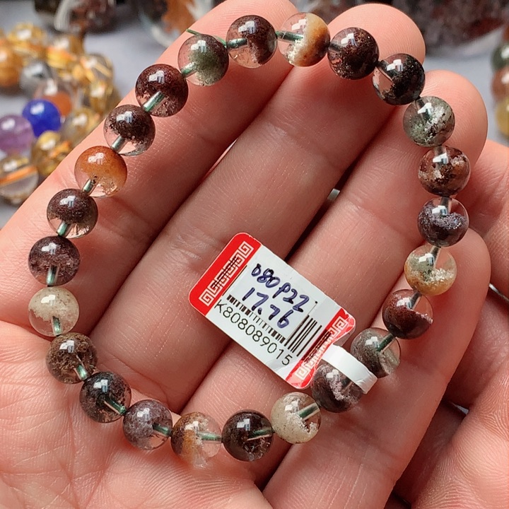 水晶手串未镶嵌天然