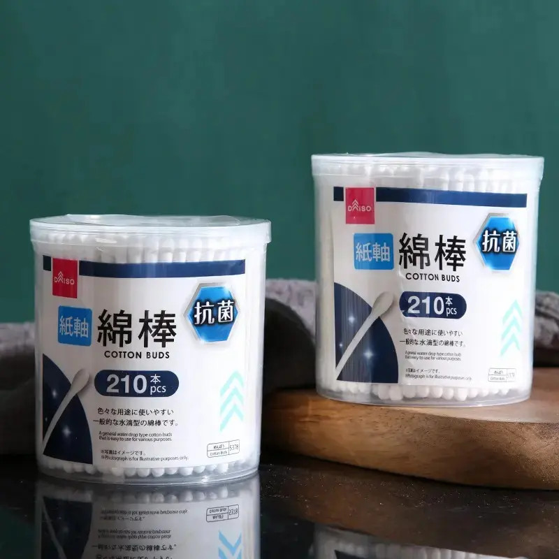 出口单！双头家用棉签便携清洁护理化妆棉棒