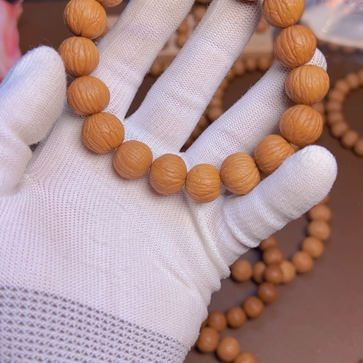 猴头核桃手串枝*凤羽单圈