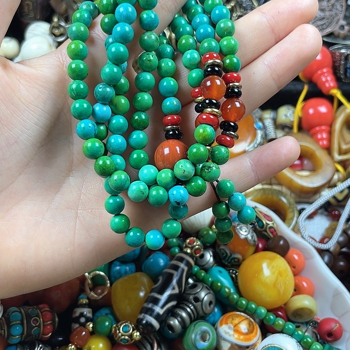 108足数的非常好看的佛珠