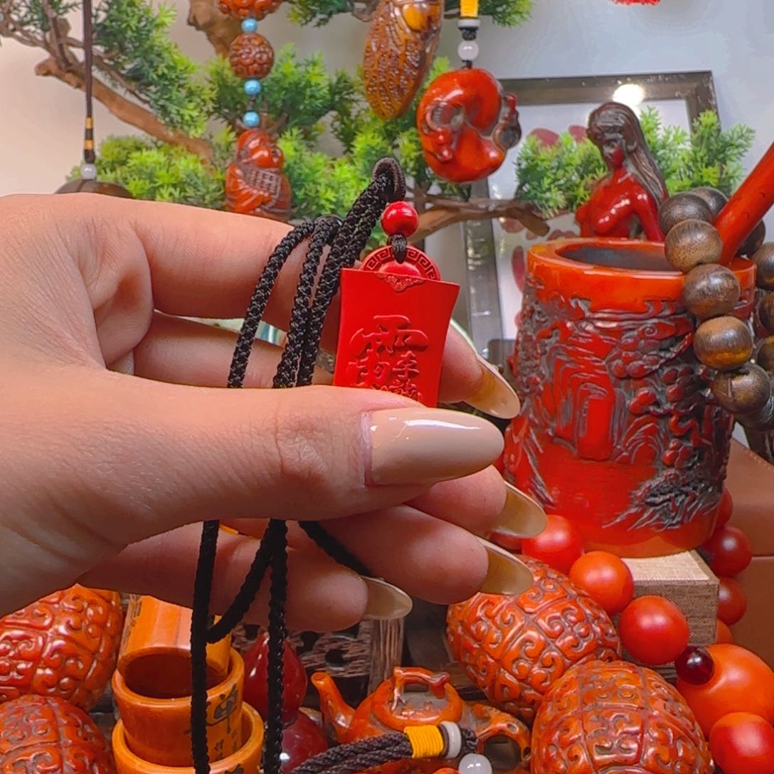 滴血莲花菩提吊坠