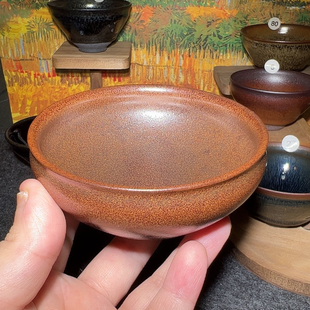 茶盏北宋吴师傅香炉铁锈