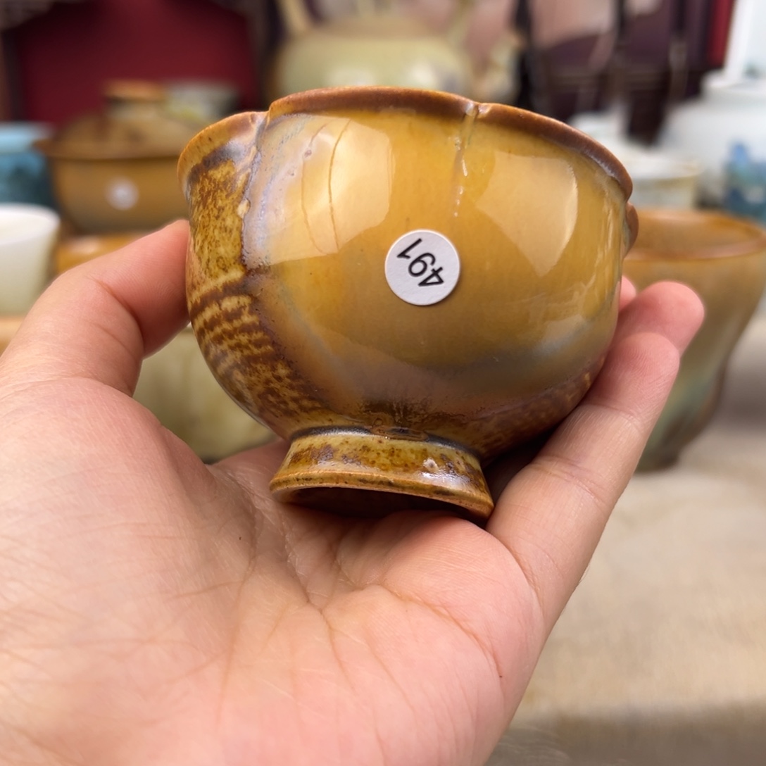 杯纯手工柴烧主人杯