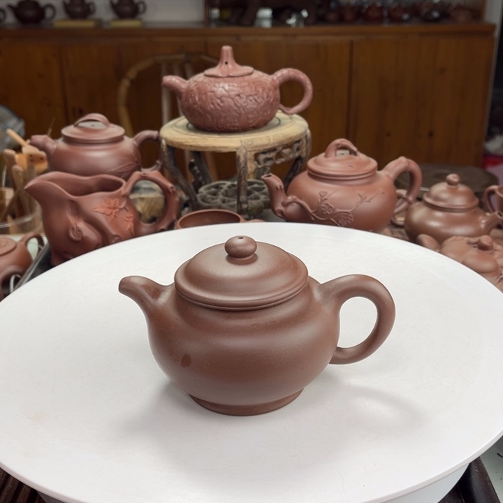 紫砂茶壶紫砂花茶