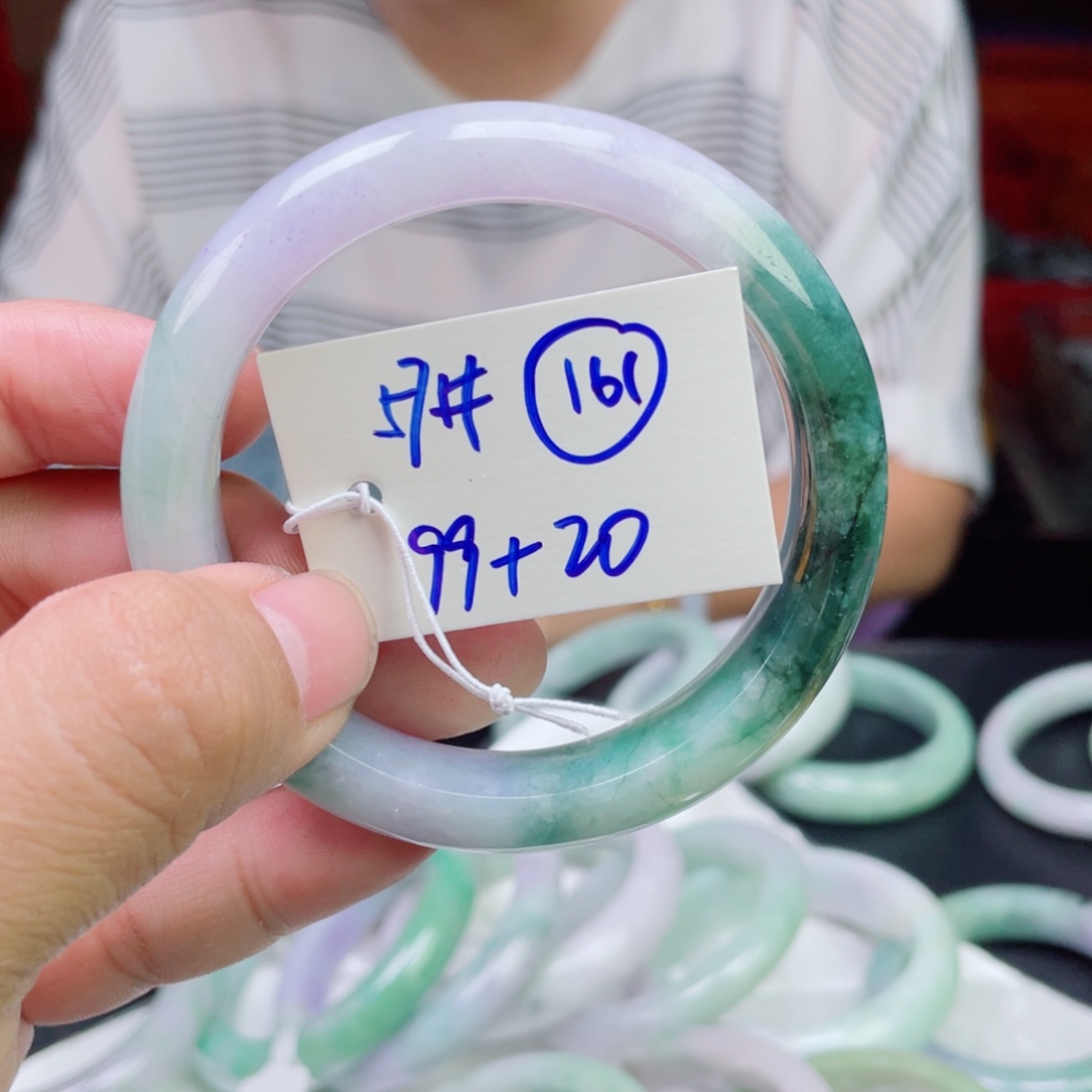 翡翠未镶嵌手镯161