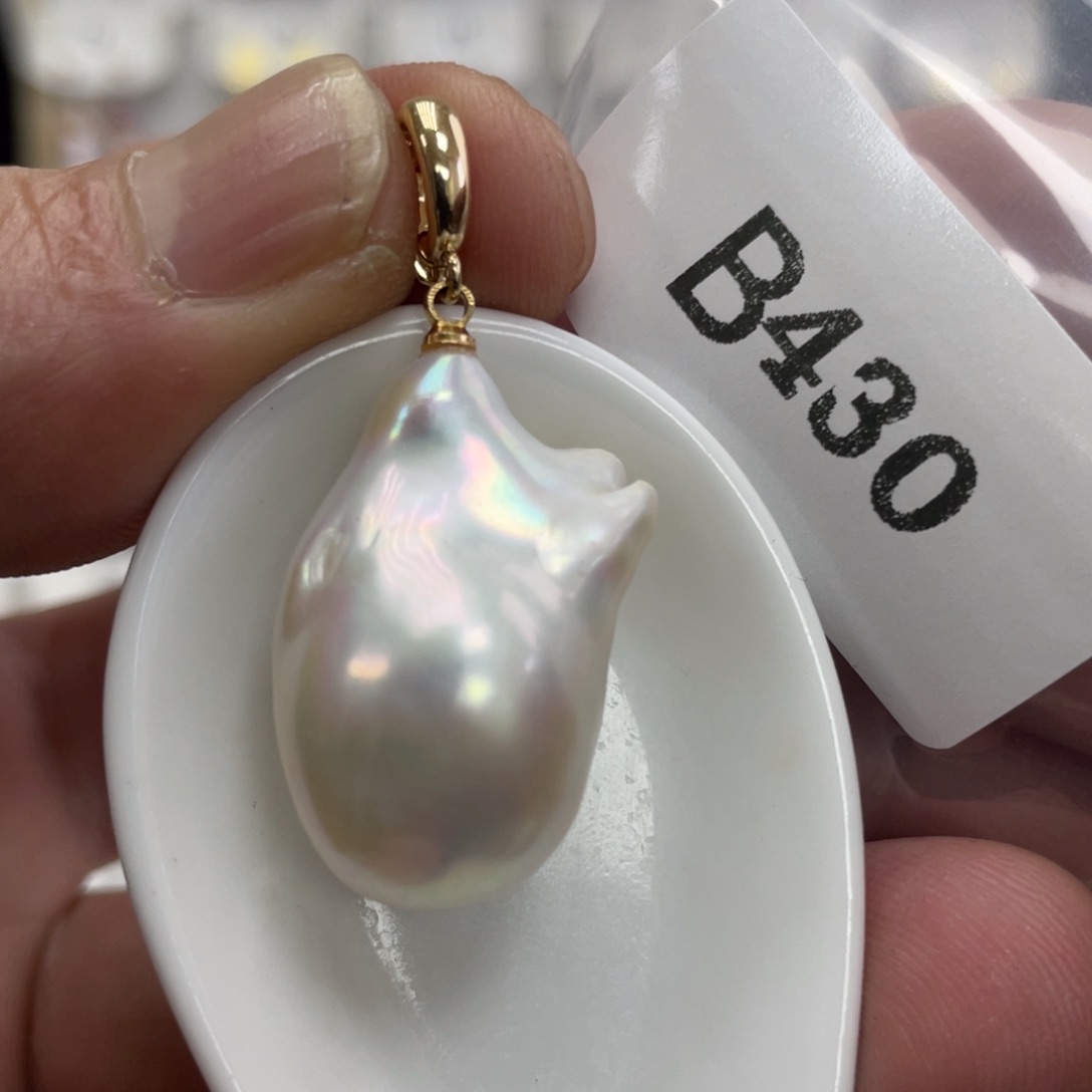 淡水珍珠颈饰银S925镶嵌