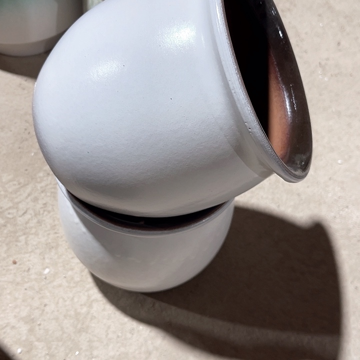 红陶口径18高度18两只正品