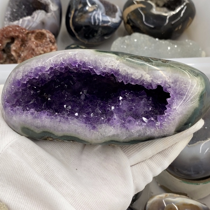 紫晶珠宝半成品未镶嵌38