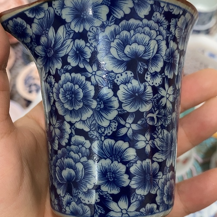 摆件陶景德镇陶瓷主人杯23455