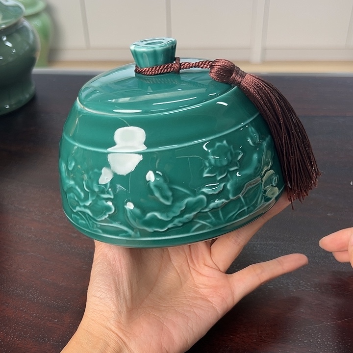 龙泉云间青瓷小米茶器