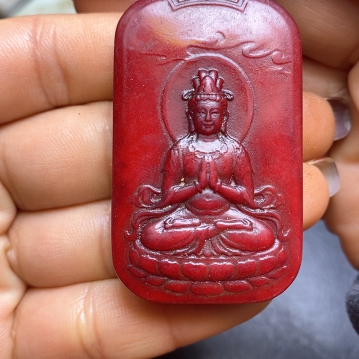 白玉菩提吊坠摆件