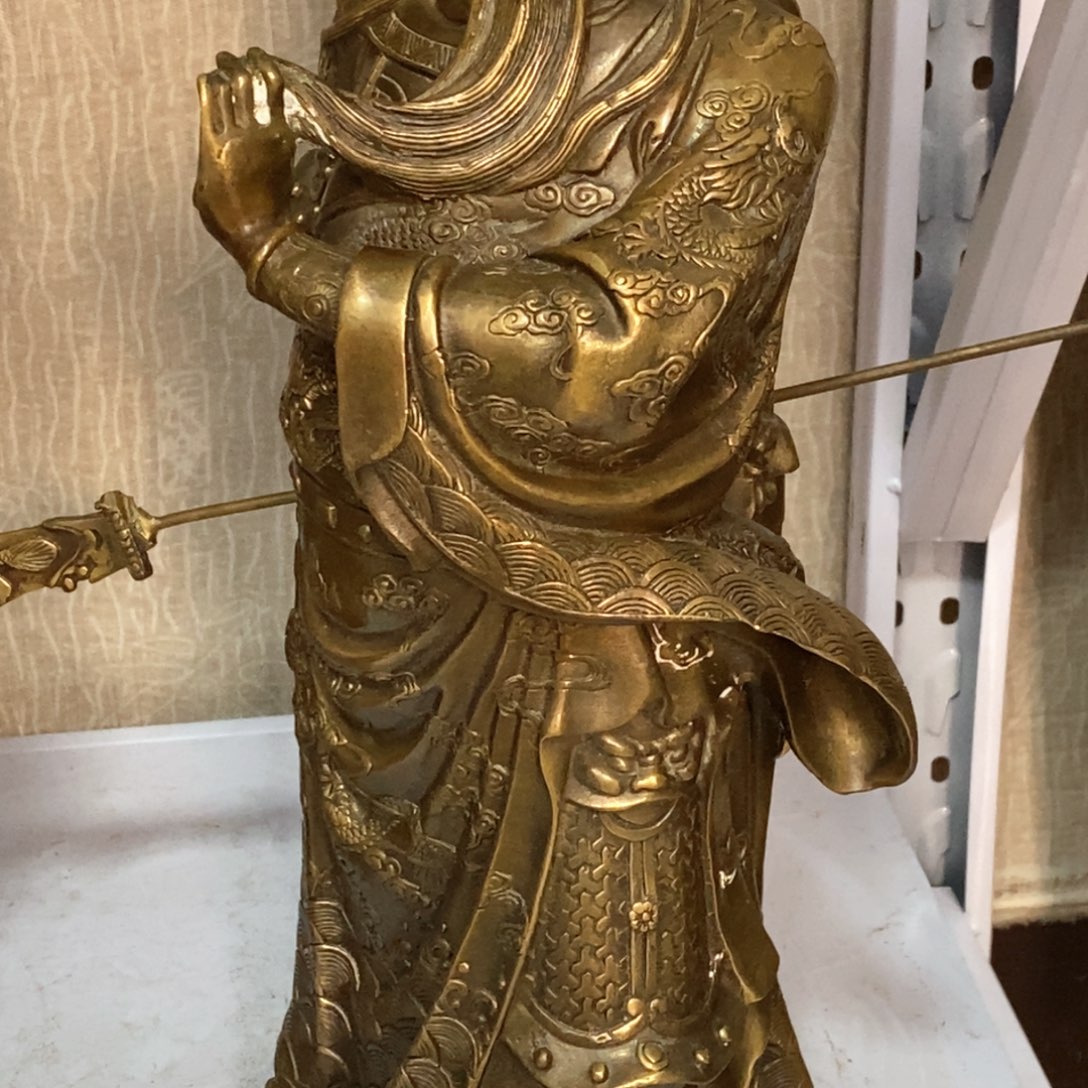 黄铜材质，提刀二爷