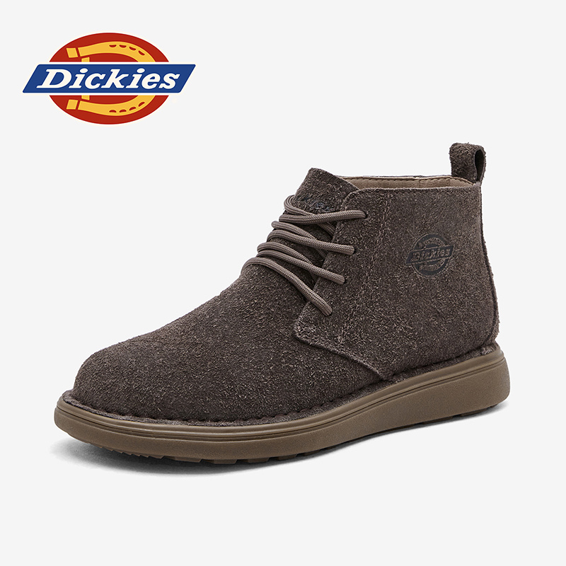Dickies男鞋中帮耐磨休闲鞋素面马丁靴圆头舒适短靴雪地靴欧美风