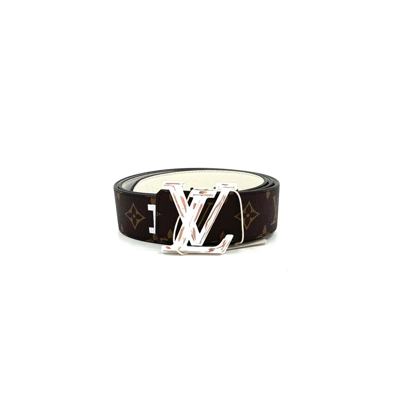 全新未使用 LouisVuitton/路易威登 Lv城市限定老花腰带/S85
