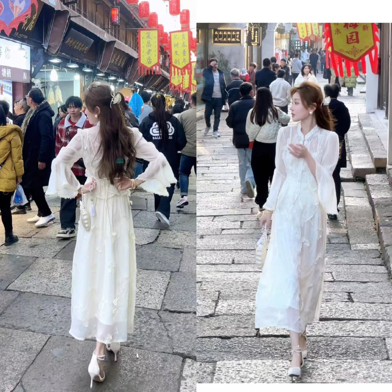 【婷婷】《如影随形》看得到的温柔！立体刺绣蝴蝶套装2FTC021