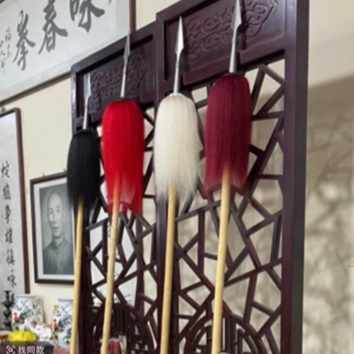 标配练习款红樱枪武术用品未开刃 备注身高量身定制1.8米至2.3米