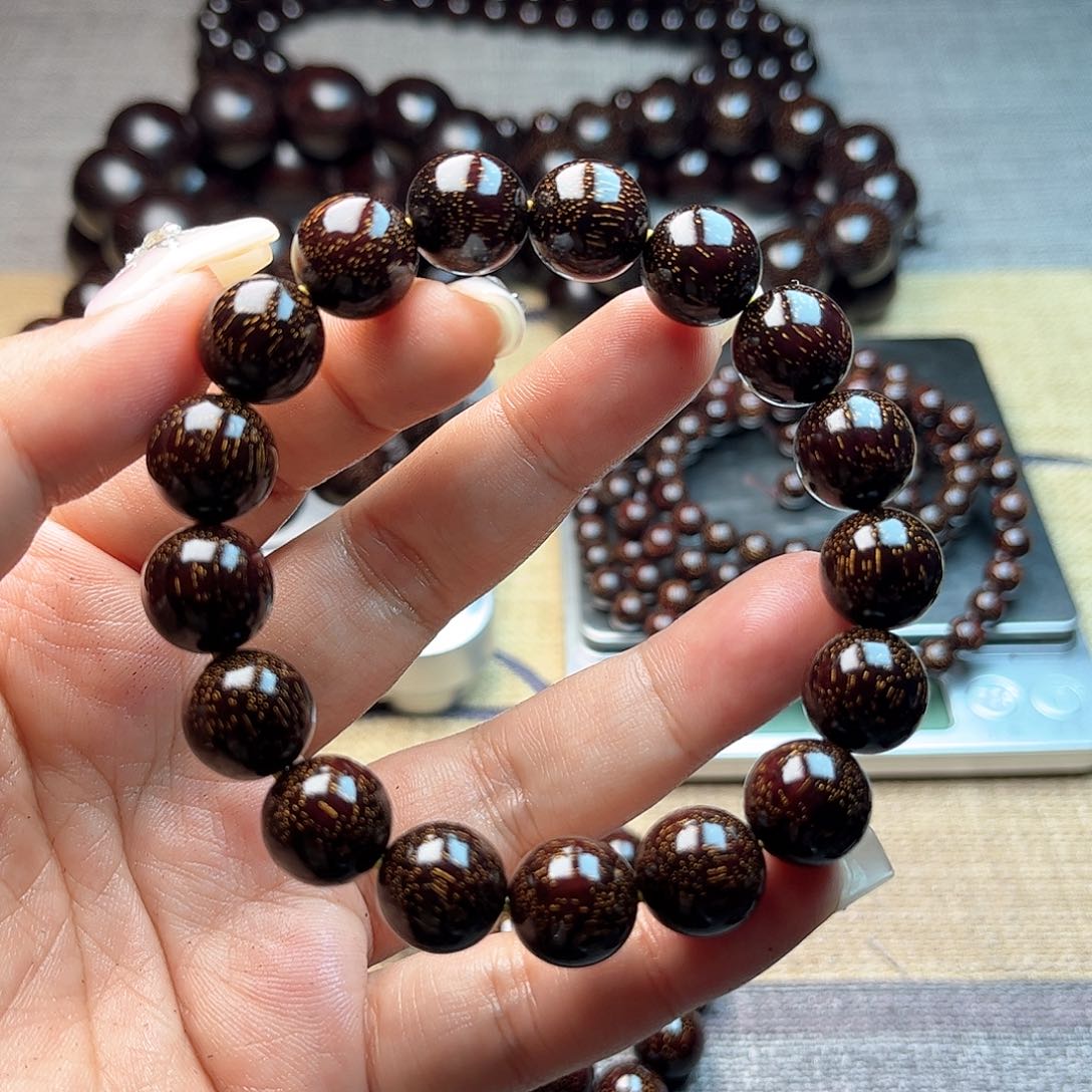 檀香紫檀（小叶紫檀）1.2 17颗爆星