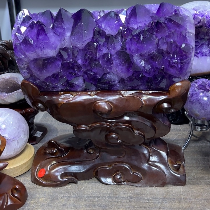 水晶摆件未镶嵌老*