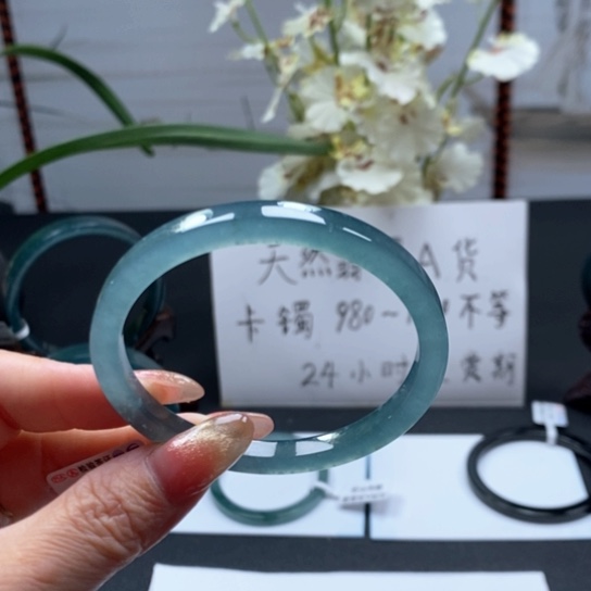 翡翠手镯未镶嵌钕*55尺寸