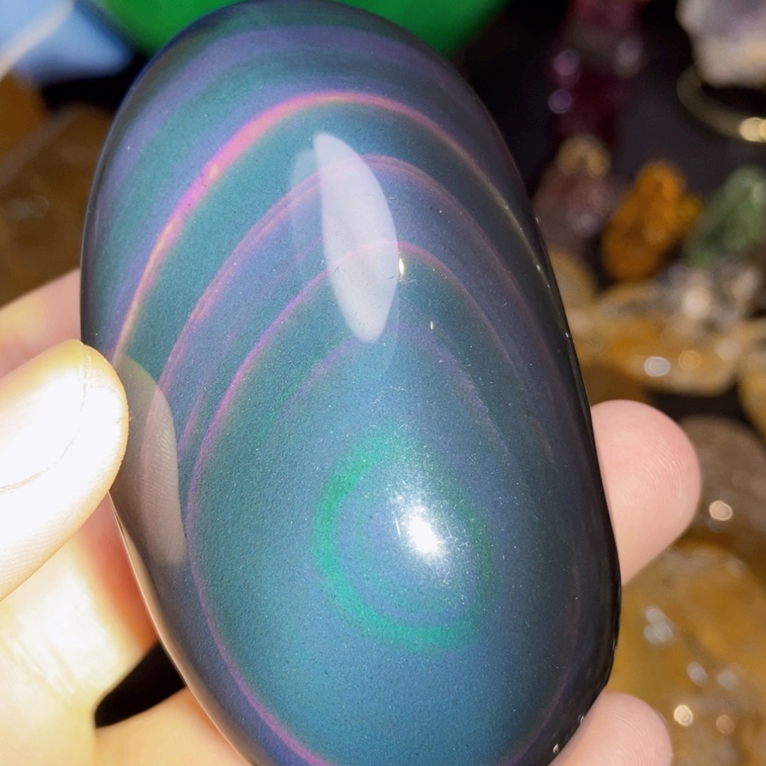 黑曜岩珠宝奇石未镶嵌