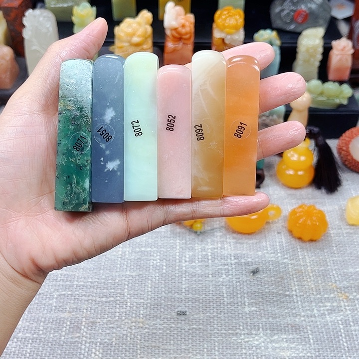 寿山石印石甜**梦8072包邮包刻