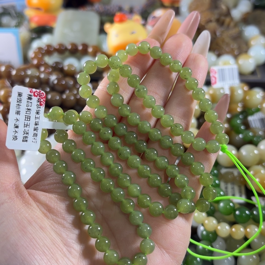 和田玉未镶嵌手链197